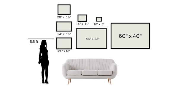 Visual Wall Art Size Guide