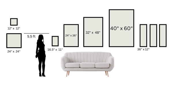 Visual Wall Art Size Guide