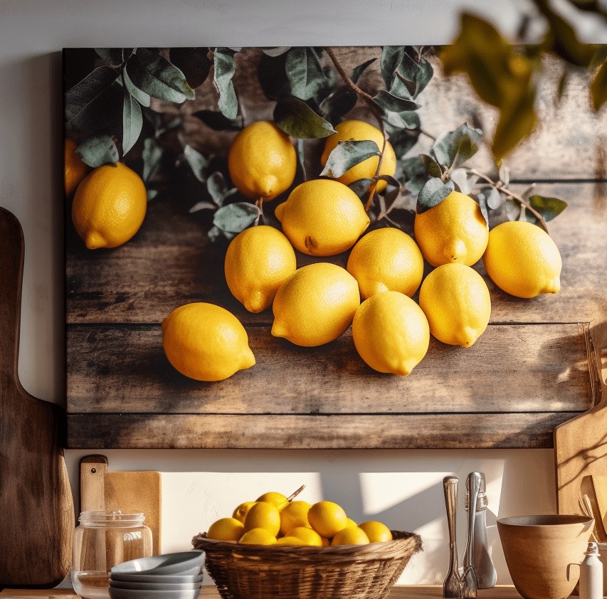 Farmhouse Lemon Kitchen Decor